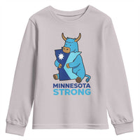 Minnesota Strong Youth Sweatshirt Blue Ox Midwest Folklore Heritage