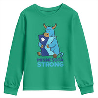 Minnesota Strong Youth Sweatshirt Blue Ox Midwest Folklore Heritage