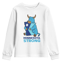 Minnesota Strong Youth Sweatshirt Blue Ox Midwest Folklore Heritage