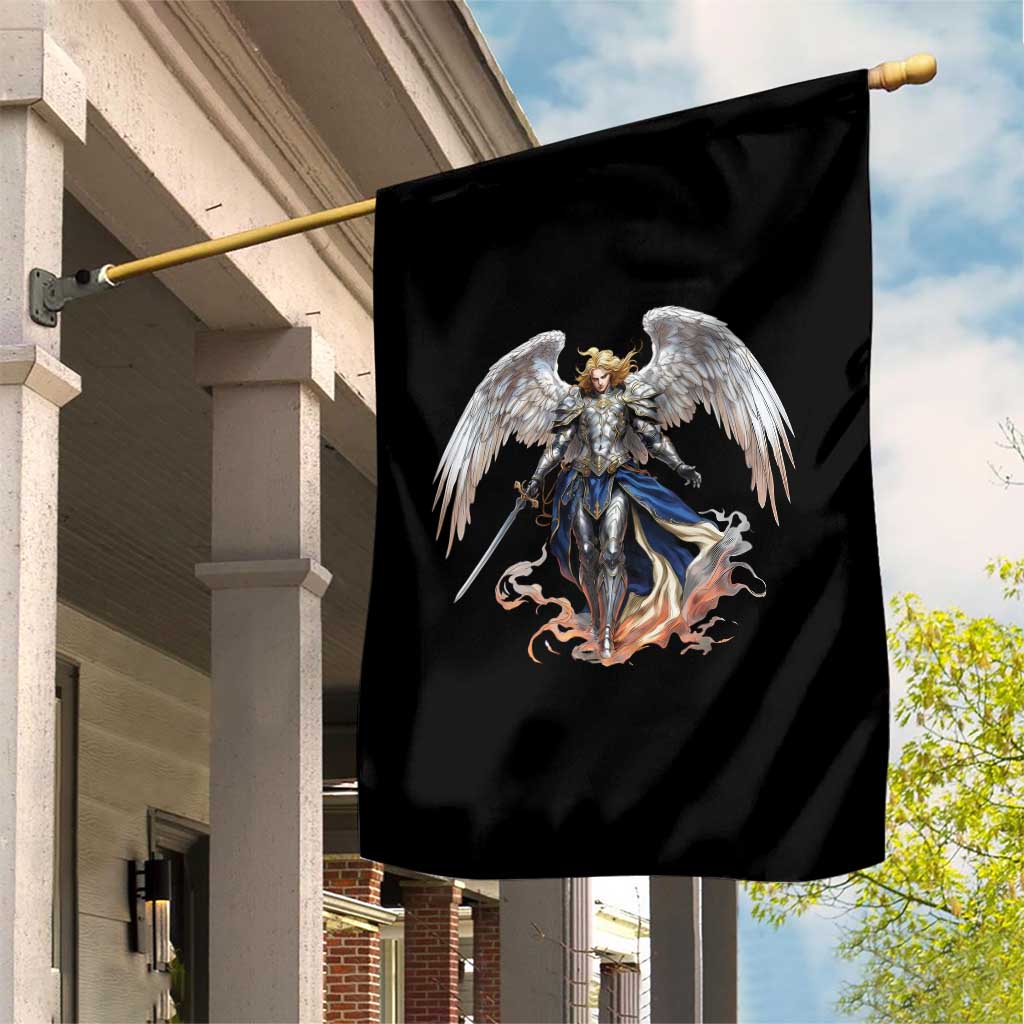 Archangel Saint Michael Warrior Garden Flag Catholic Protection Gift