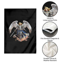 Archangel Saint Michael Warrior Garden Flag Catholic Protection Gift