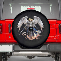 Archangel Saint Michael Warrior Spare Tire Cover Catholic Protection Gift