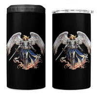 Archangel Saint Michael Warrior 4 in 1 Can Cooler Tumbler Catholic Protection Gift
