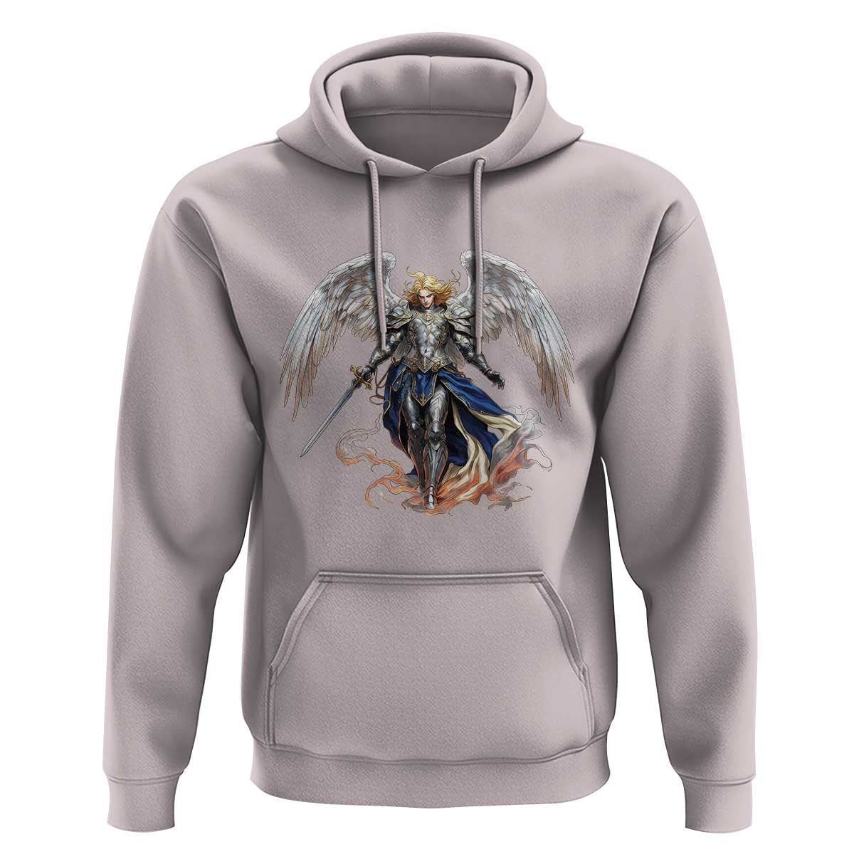Archangel Saint Michael Warrior Hoodie Catholic Protection Gift