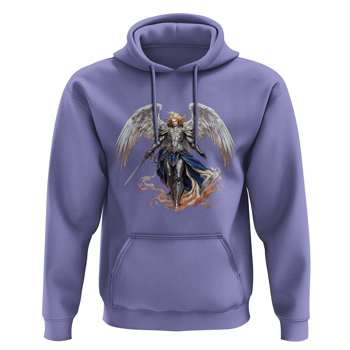 Archangel Saint Michael Warrior Hoodie Catholic Protection Gift