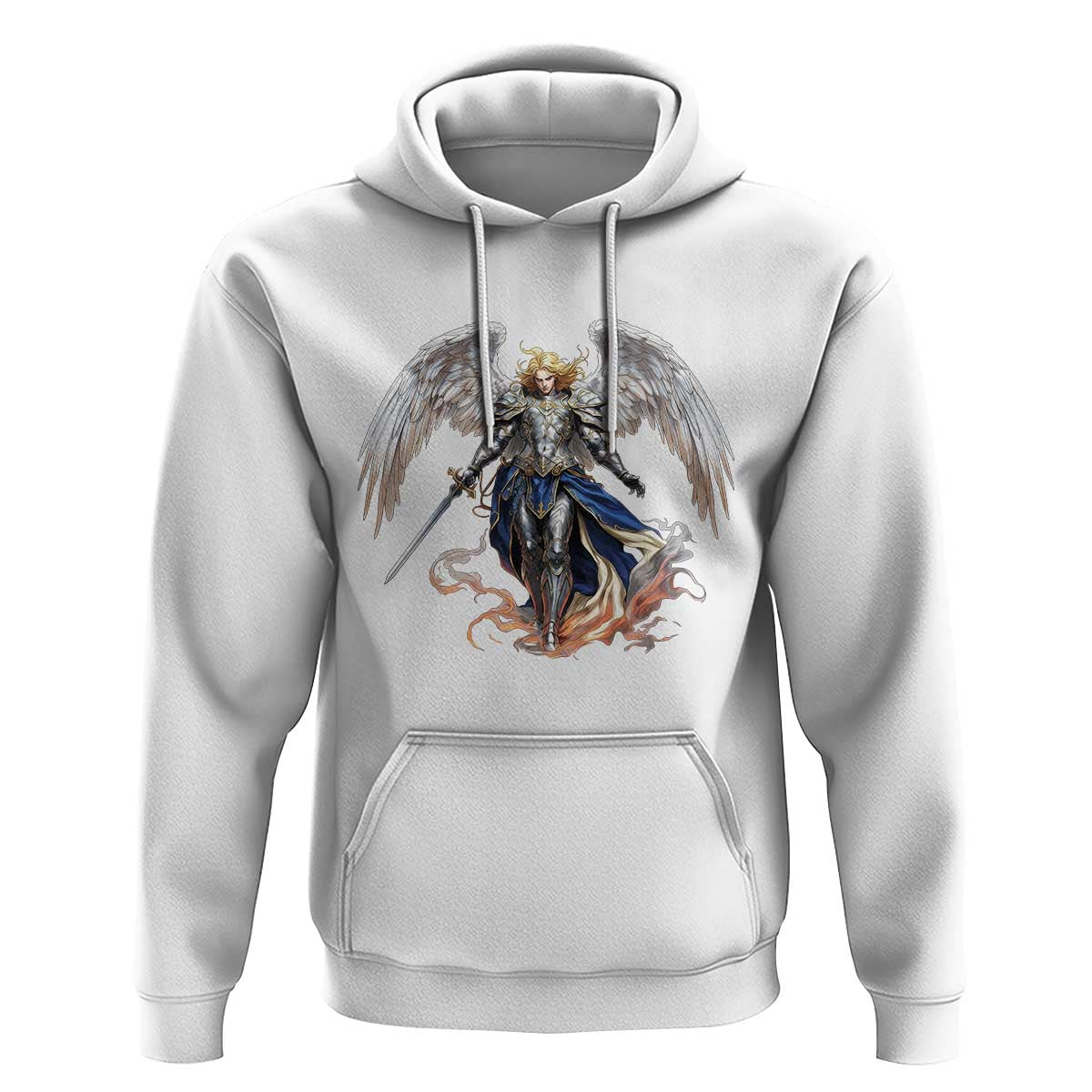Archangel Saint Michael Warrior Hoodie Catholic Protection Gift