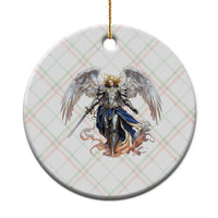 Archangel Saint Michael Warrior Ceramic Ornament Catholic Protection Gift