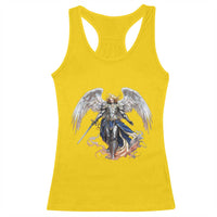 Archangel Saint Michael Warrior Racerback Tank Top Catholic Protection Gift