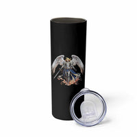 Archangel Saint Michael Warrior Skinny Tumbler Catholic Protection Gift