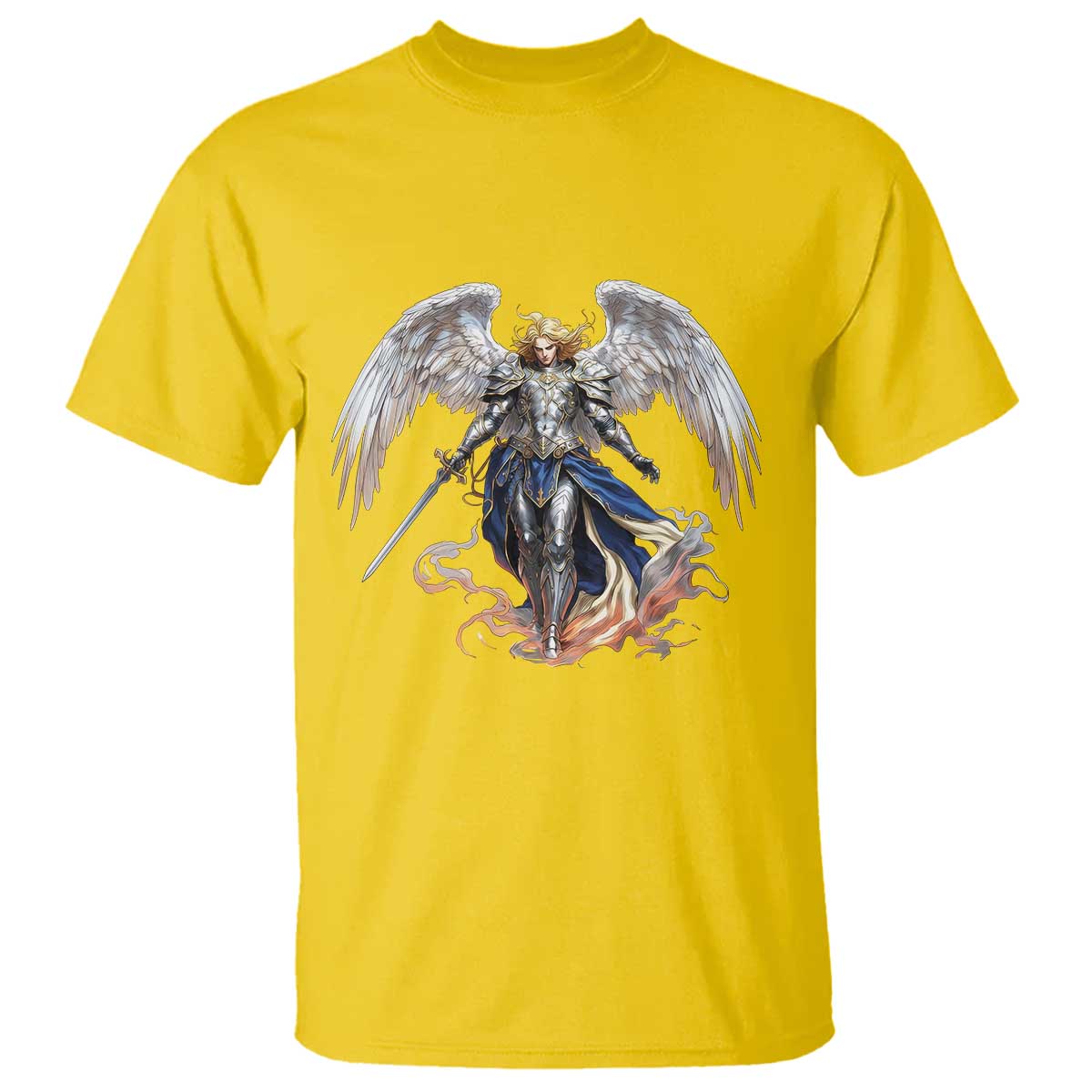 Archangel Saint Michael Warrior T Shirt Catholic Protection Gift