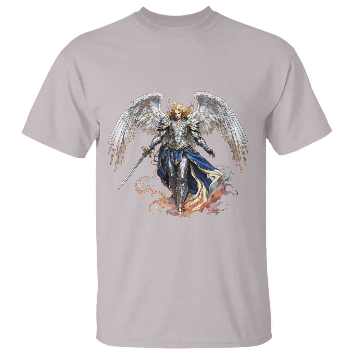 Archangel Saint Michael Warrior T Shirt Catholic Protection Gift