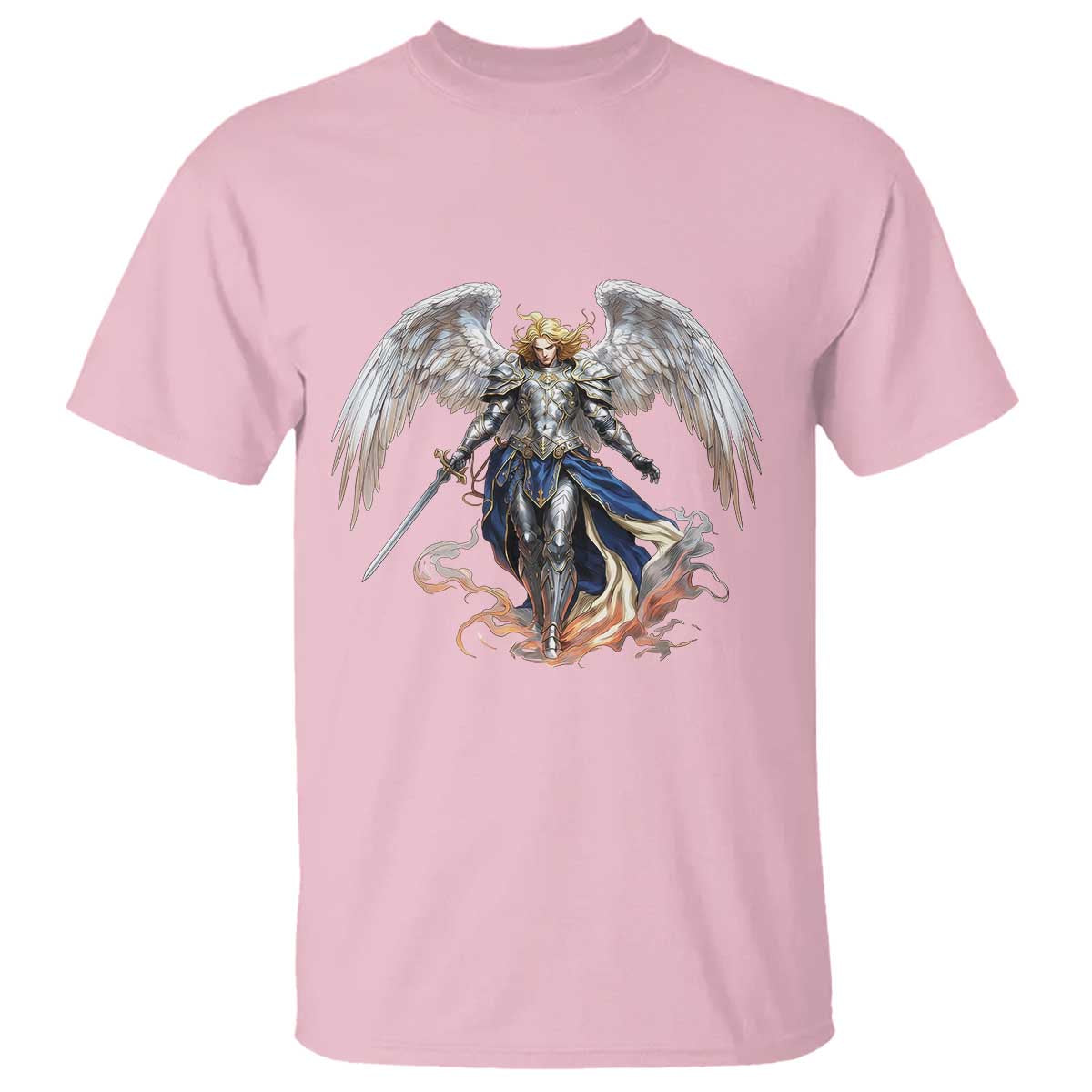 Archangel Saint Michael Warrior T Shirt Catholic Protection Gift