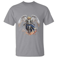 Archangel Saint Michael Warrior T Shirt Catholic Protection Gift