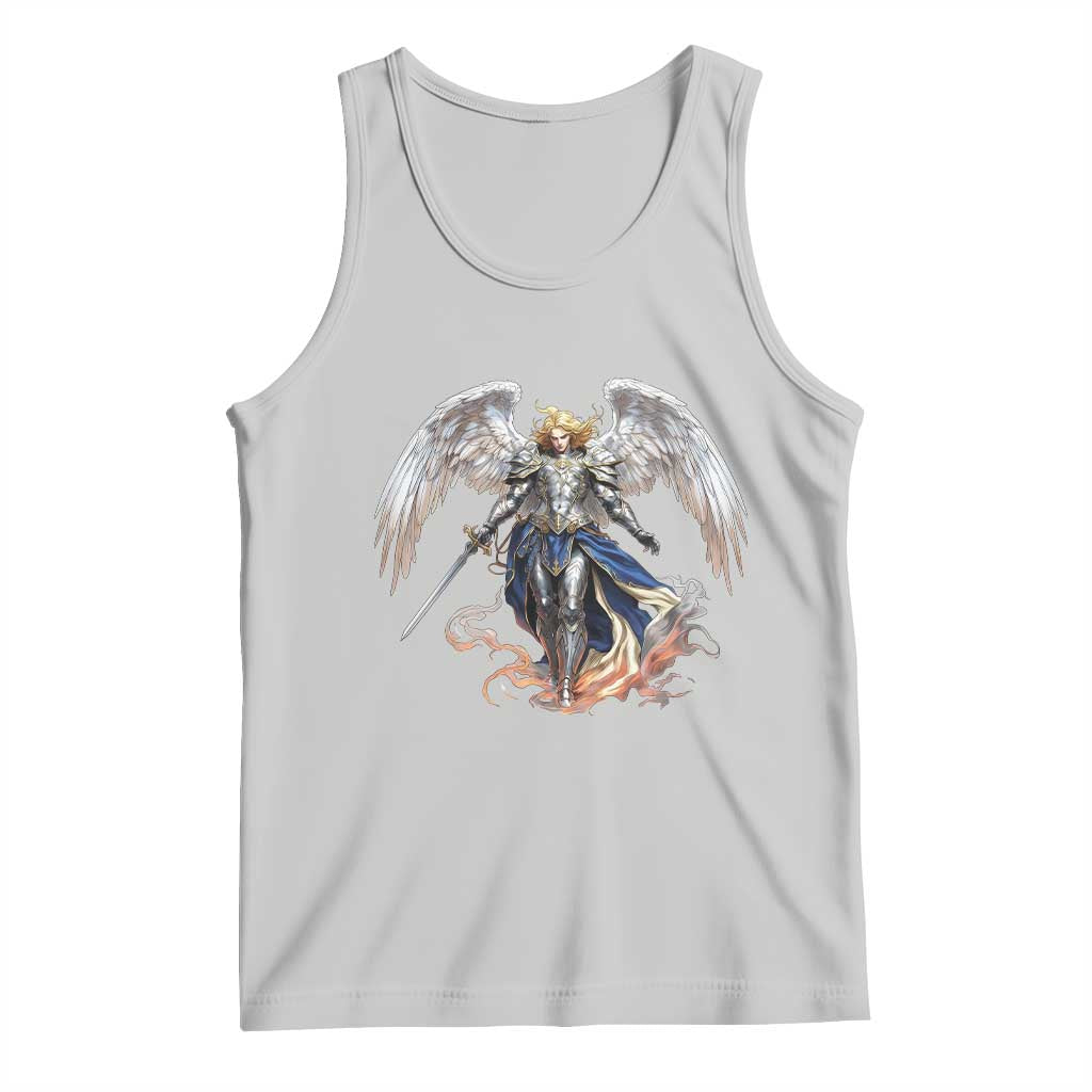 Archangel Saint Michael Warrior Tank Top Catholic Protection Gift