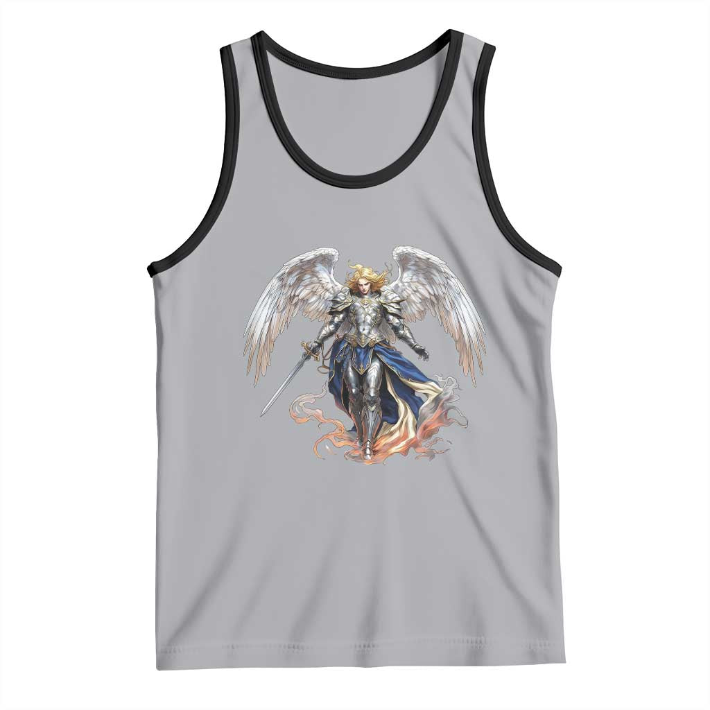Archangel Saint Michael Warrior Tank Top Catholic Protection Gift