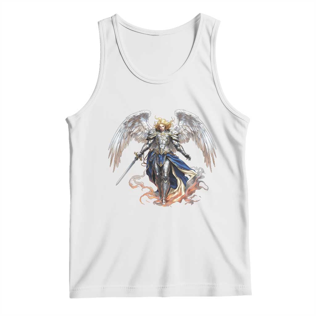 Archangel Saint Michael Warrior Tank Top Catholic Protection Gift