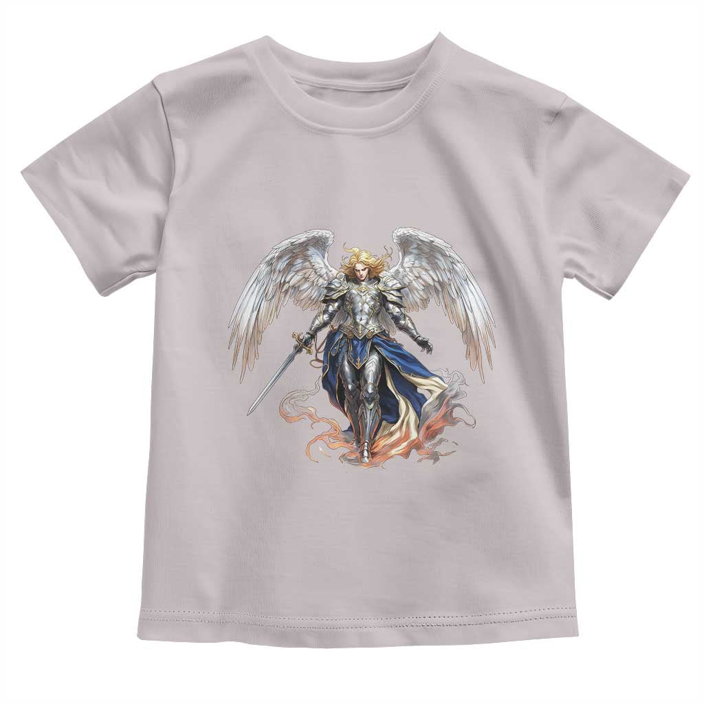 Archangel Saint Michael Warrior Toddler T Shirt Catholic Protection Gift