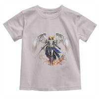 Archangel Saint Michael Warrior Toddler T Shirt Catholic Protection Gift