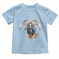 Archangel Saint Michael Warrior Toddler T Shirt Catholic Protection Gift