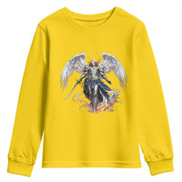 Archangel Saint Michael Warrior Youth Sweatshirt Catholic Protection Gift