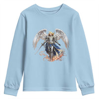 Archangel Saint Michael Warrior Youth Sweatshirt Catholic Protection Gift