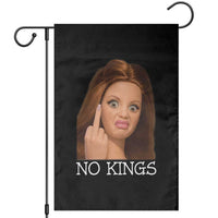 No Kings Garden Flag Funny Disgusted Doll Face Meme