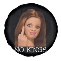 No Kings Spare Tire Cover Funny Disgusted Doll Face Meme