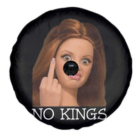 No Kings Spare Tire Cover Funny Disgusted Doll Face Meme