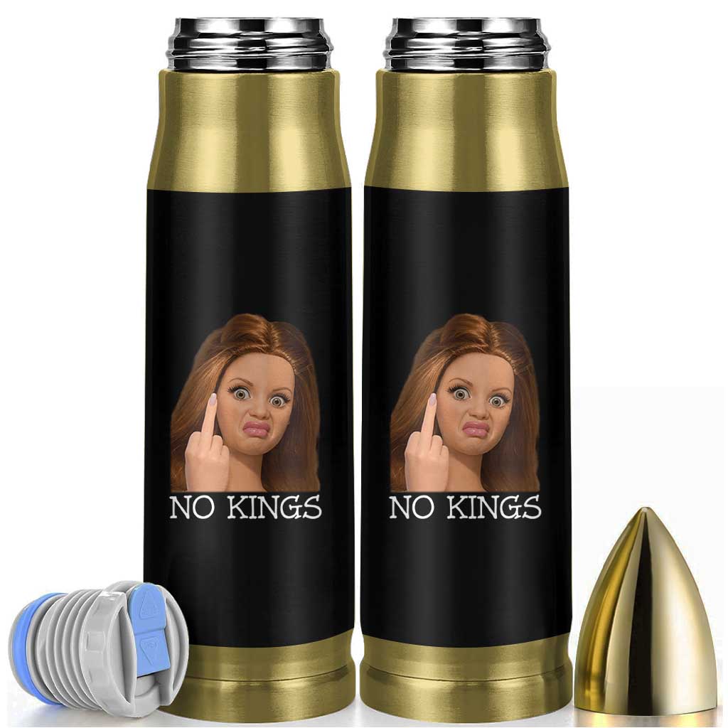 No Kings Bullet Tumbler Funny Disgusted Doll Face Meme
