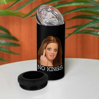No Kings 4 in 1 Can Cooler Tumbler Funny Disgusted Doll Face Meme