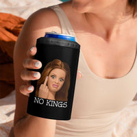No Kings 4 in 1 Can Cooler Tumbler Funny Disgusted Doll Face Meme