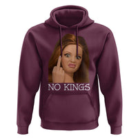 No Kings Hoodie Funny Disgusted Doll Face Meme