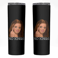 No Kings Skinny Tumbler Funny Disgusted Doll Face Meme