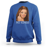 No Kings Sweatshirt Funny Disgusted Doll Face Meme