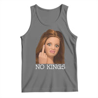No Kings Tank Top Funny Disgusted Doll Face Meme
