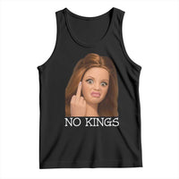No Kings Tank Top Funny Disgusted Doll Face Meme