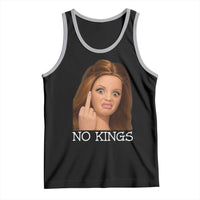 No Kings Tank Top Funny Disgusted Doll Face Meme