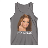 No Kings Tank Top Funny Disgusted Doll Face Meme