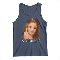No Kings Tank Top Funny Disgusted Doll Face Meme