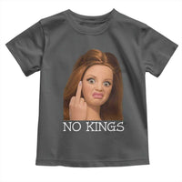 No Kings Toddler T Shirt Funny Disgusted Doll Face Meme