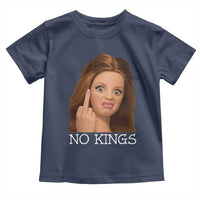 No Kings Toddler T Shirt Funny Disgusted Doll Face Meme