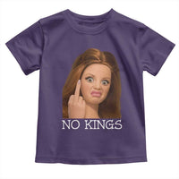 No Kings Toddler T Shirt Funny Disgusted Doll Face Meme