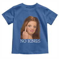 No Kings Toddler T Shirt Funny Disgusted Doll Face Meme