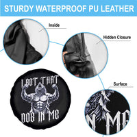 Funny Alpha Wolf Meme Spare Tire Cover I Got That Dog In Me