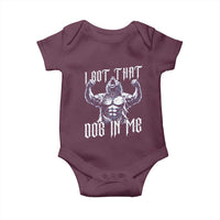 Funny Alpha Wolf Meme Baby Onesie I Got That Dog In Me