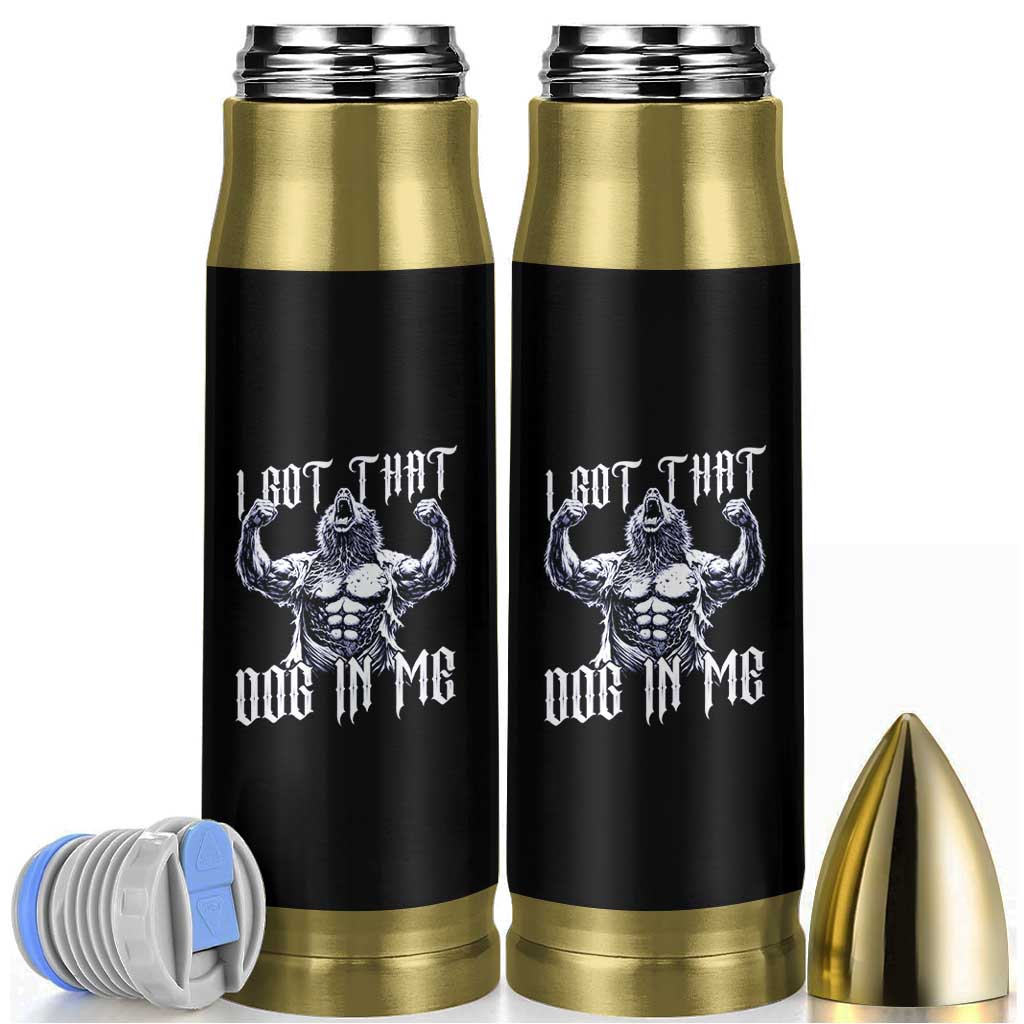 Funny Alpha Wolf Meme Bullet Tumbler I Got That Dog In Me