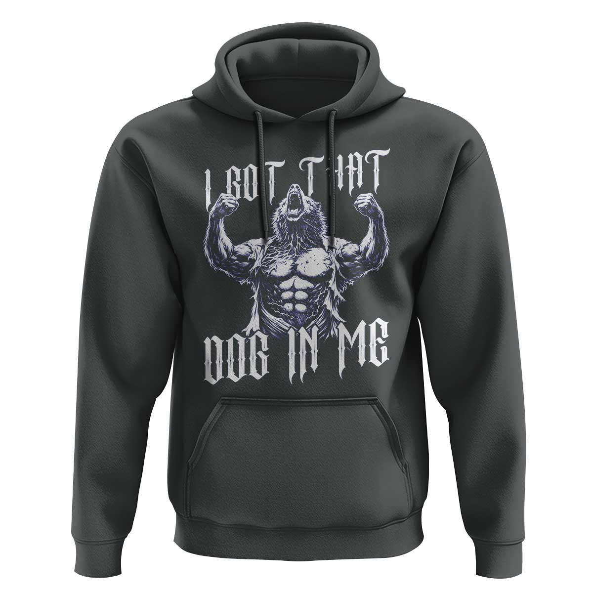 Funny Alpha Wolf Meme Hoodie I Got That Dog In Me