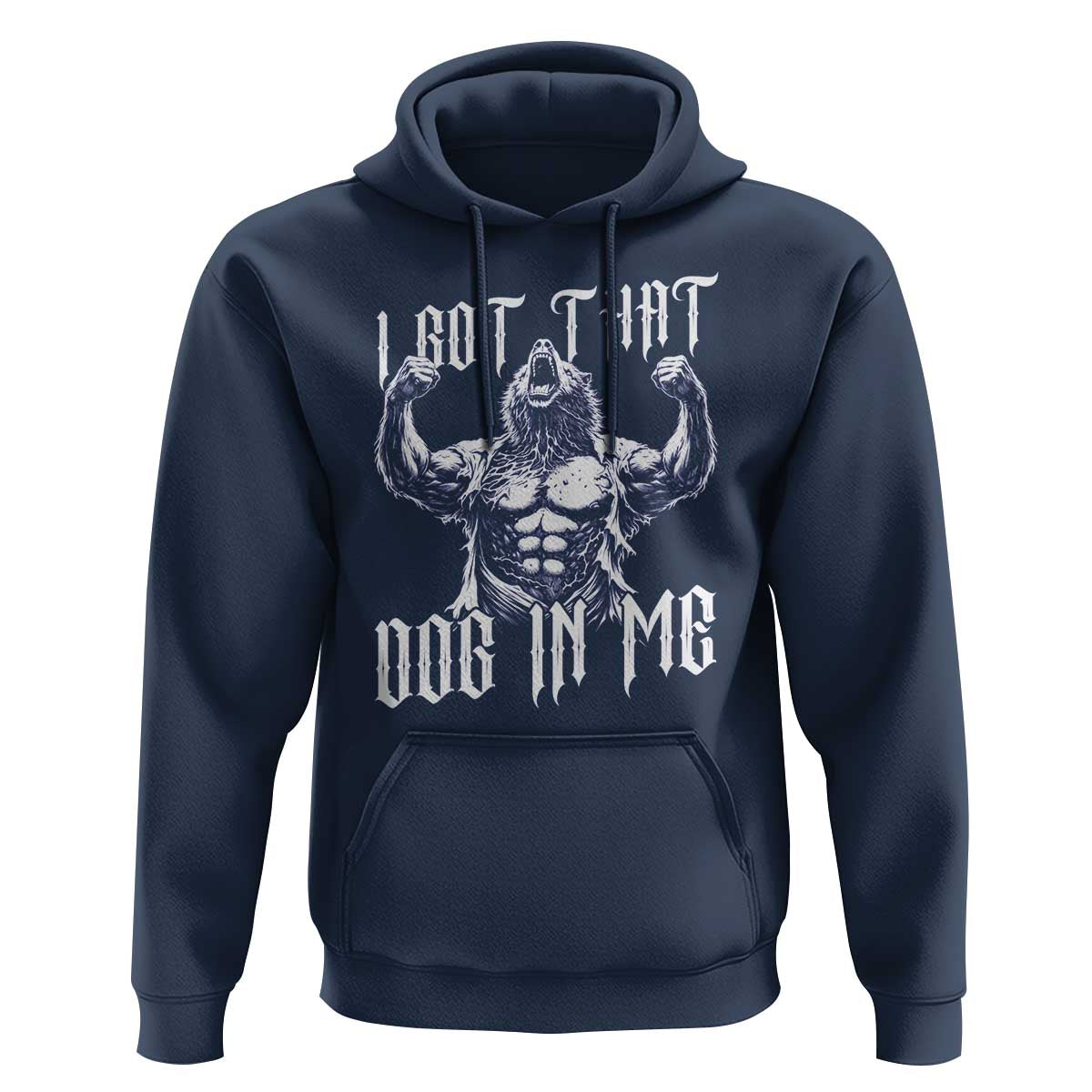 Funny Alpha Wolf Meme Hoodie I Got That Dog In Me