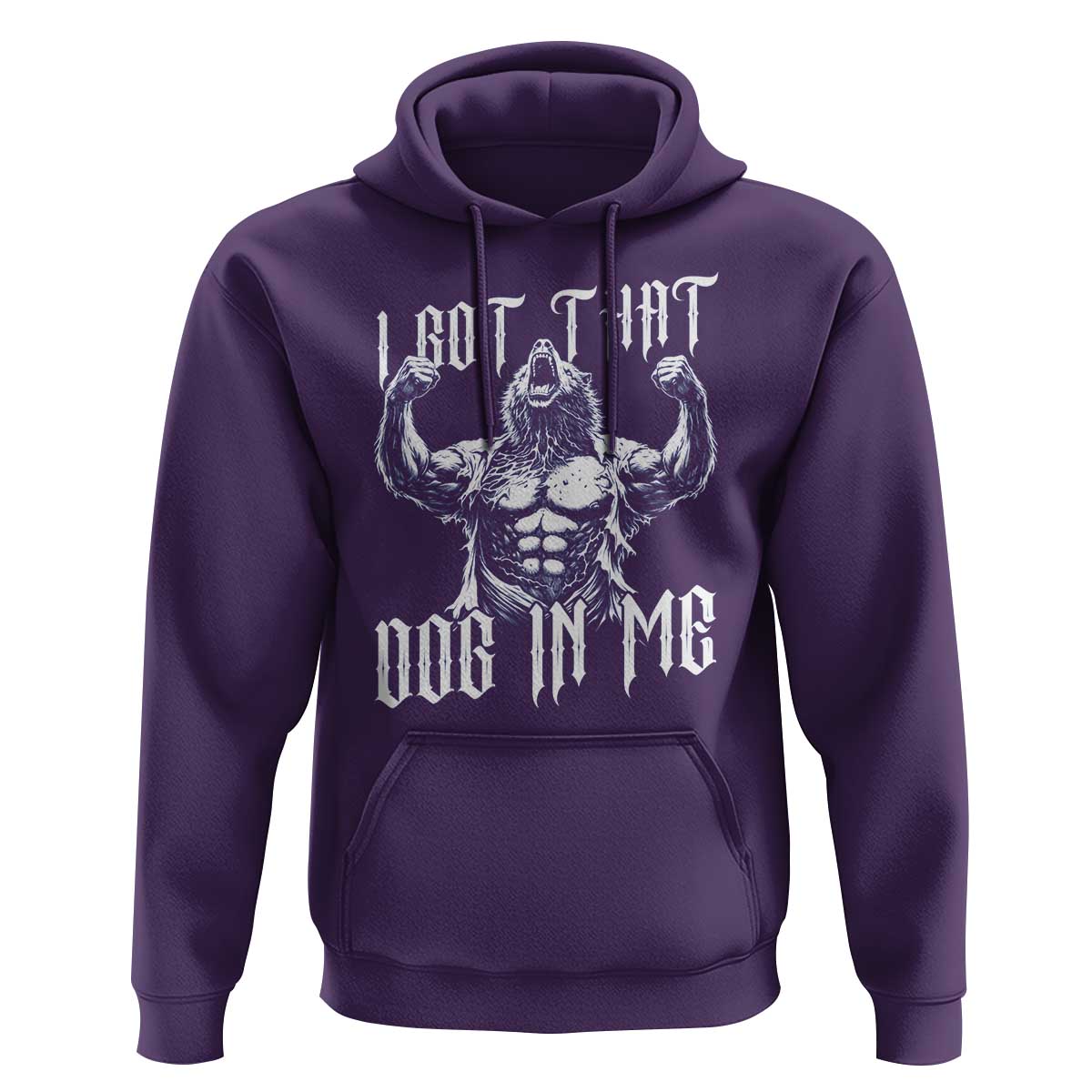 Funny Alpha Wolf Meme Hoodie I Got That Dog In Me