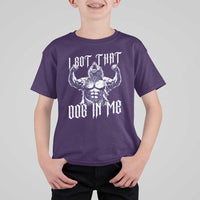 Funny Alpha Wolf Meme T Shirt For Kid I Got That Dog In Me